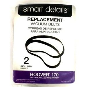 Hoover Wind Tunnel Self Propelled Style 170 Replacement Vacuum Belt 2 Pack